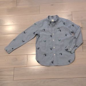 GAP dinosaur pattern dress shirt 🦕